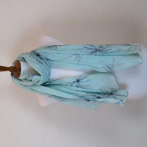 Beck Sondergaard Sheer Palm Tree Scarf